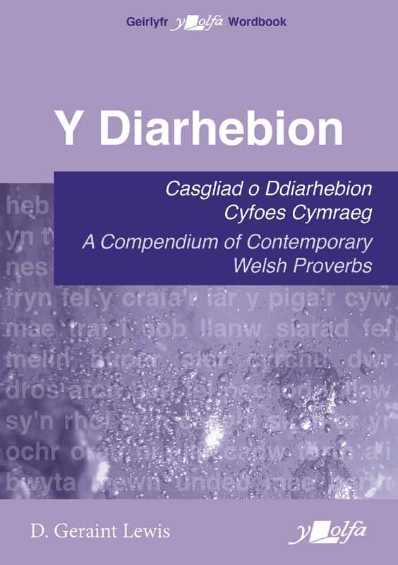 Llun o 'Y Diarhebion: Casgliad o Ddiarhebion Cyfoes / A Compendium of Contemporary Welsh Proverbs' gan D. Geraint Lewis